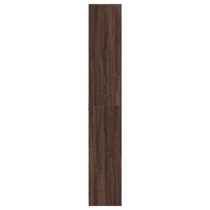 Credenza con LED Rovere Marrone 74x32,5x200 cm in Truciolato