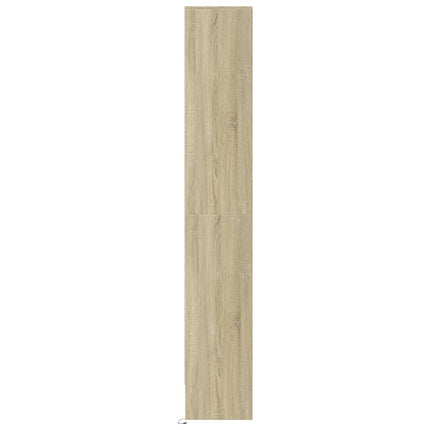 Credenza con LED Rovere Sonoma 69x32,5x200 cm in Truciolato