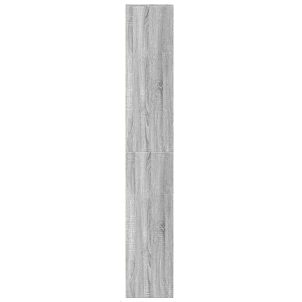 Credenza con LED Grigio Sonoma 69x32,5x200 cm in Truciolato