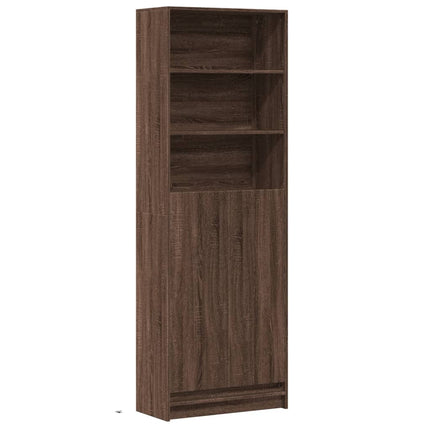 Credenza con LED Rovere Marrone 69x32,5x200 cm in Truciolato