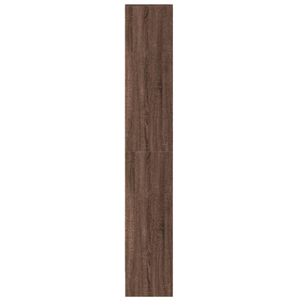 Credenza con LED Rovere Marrone 69x32,5x200 cm in Truciolato