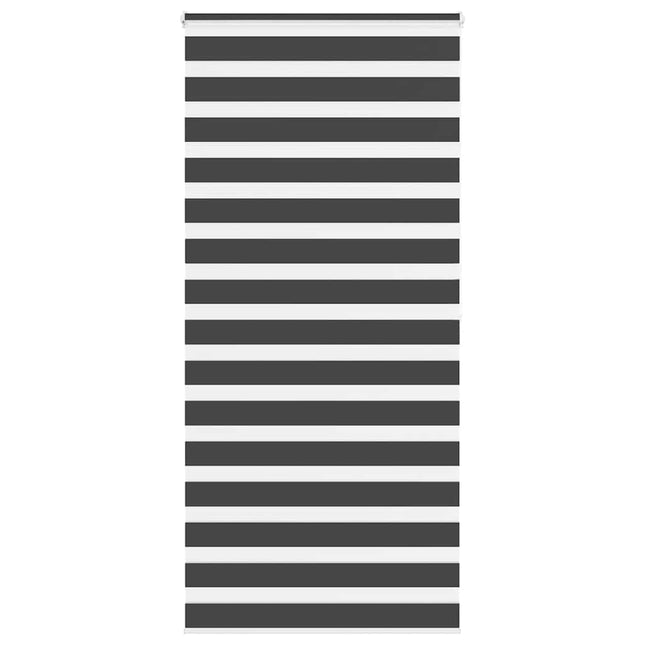 Tenda a Rullo Zebra Nero Larghezza Tessuto 100,9 cm Poliestere