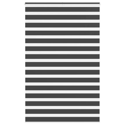 Tenda a Rullo Zebra Nero Larghezza Tessuto 140,9 cm Poliestere