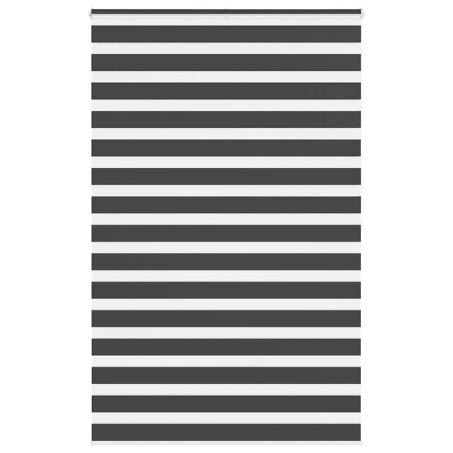 Tenda a Rullo Zebra Nero Larghezza Tessuto 140,9 cm Poliestere