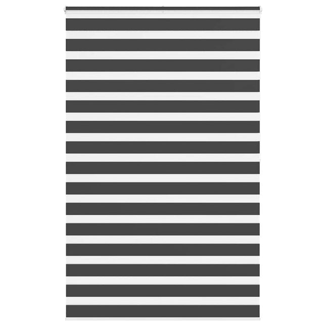Tenda a Rullo Zebra Nero Larghezza Tessuto 145,9 cm Poliestere