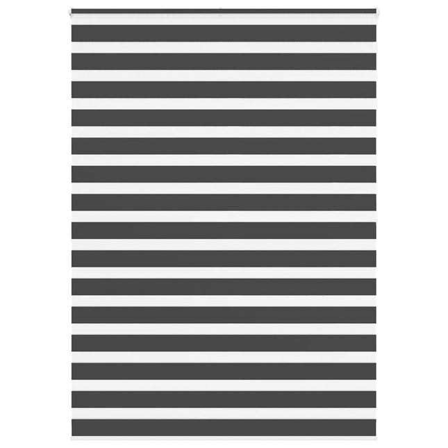 Tenda a Rullo Zebra Nero Larghezza Tessuto 160,9 cm Poliestere