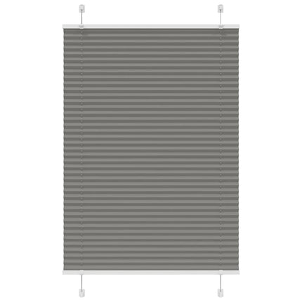 Tenda Plissettata Antracite 90x100 cm Larghezza Tessuto 89,4 cm