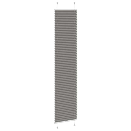 Tenda Plissettata Antracite 40x200 cm Larghezza Tessuto 39,4 cm