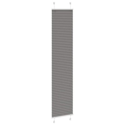 Tenda Plissettata Antracite 45x200 cm Larghezza Tessuto 44,4 cm