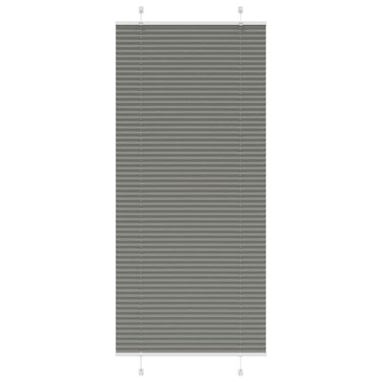 Tenda Plissettata Antracite 100x200cm Larghezza Tessuto 99,4 cm
