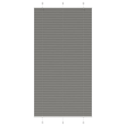 Tenda Plissettata Antracite 110x200cm Larghezza Tessuto 109,4cm