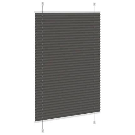 Tenda Plissettata Nera 90x150 cm Larghezza Tessuto 89,4 cm