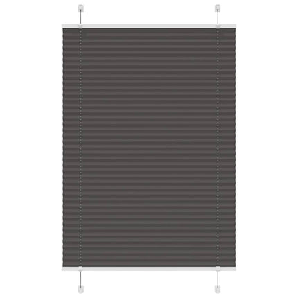 Tenda Plissettata Nera 95x150 cm Larghezza Tessuto 94,4 cm