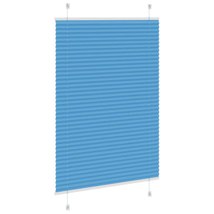 Tenda Plissettata Blu 90x100 cm Larghezza Tessuto 89,4 cm