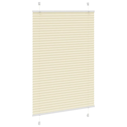 Tenda Plissettata Crema 90x150 cm Larghezza Tessuto 89,4 cm