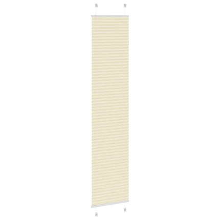 Tenda Plissettata Crema 45x200 cm Larghezza Tessuto 44,4 cm