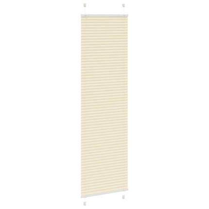 Tenda Plissettata Crema 55x200 cm Larghezza Tessuto 54,4 cm