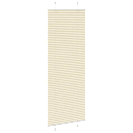 Tenda Plissettata Crema 70x200 cm Larghezza Tessuto 69,4 cm