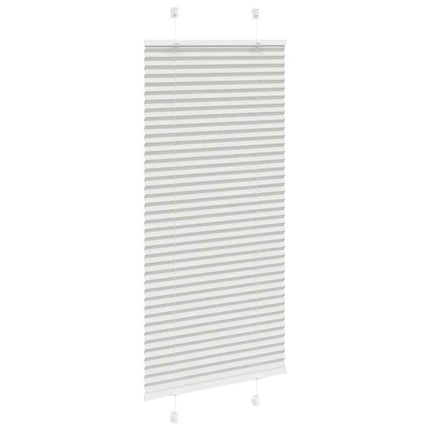 Tenda Plissettata Grigio Chiaro 60x100 cm Larghezza Tessuto