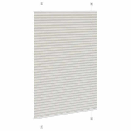 Tenda Plissettata Grigio Chiaro 95x100 cm Larghezza Tessuto