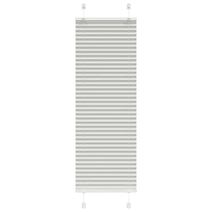Tenda Plissettata Grigio Chiaro 50x150 cm Larghezza Tessuto