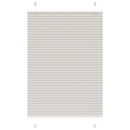Tenda Plissettata Grigio Chiaro 85x150 cm Larghezza Tessuto
