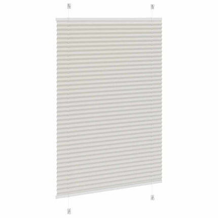 Tenda Plissettata Grigio Chiaro 90x150 cm Larghezza Tessuto