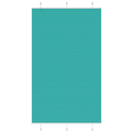 Tenda Plissettata Verde petrolio 120x200 cm Larghezza Tessuto