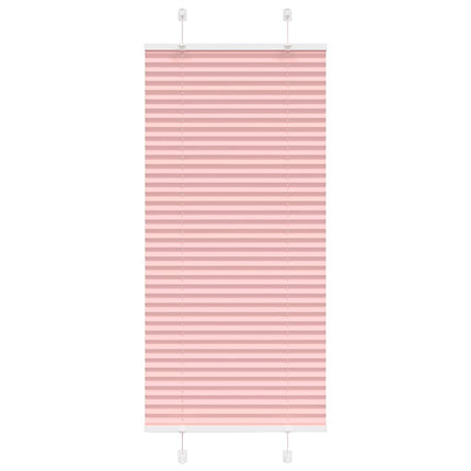 Tenda Plissettata Rosa 55x100 cm Larghezza Tessuto 54,4 cm