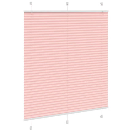 Tenda Plissettata Rosa 115x150 cm Larghezza Tessuto 114,4 cm