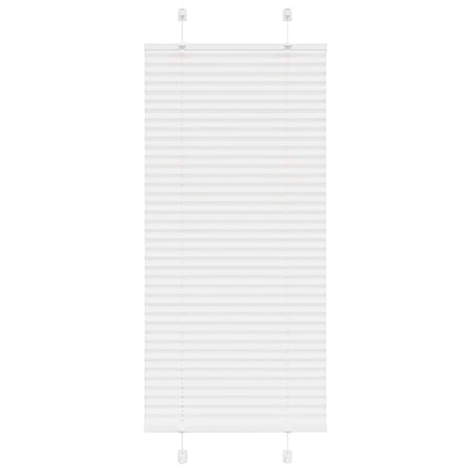 Tenda Plissettata Bianca 65x150 cm Larghezza Tessuto 64,4 cm
