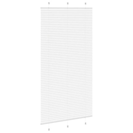 Tenda Plissettata Bianca 105x200 cm Larghezza Tessuto 104,4 cm