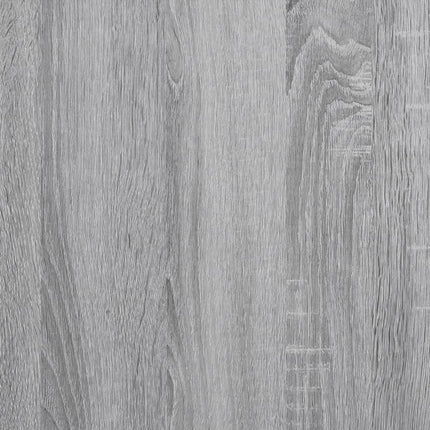 Mobiletto con Ruote Grigio Sonoma 72x33x42,5 cm in Truciolato