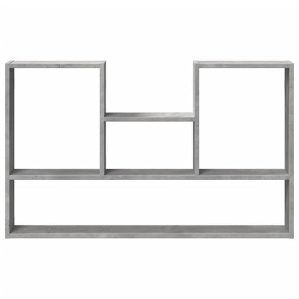 Scaffale a Muro Grigio Cemento 99x15x60 cm in Truciolato