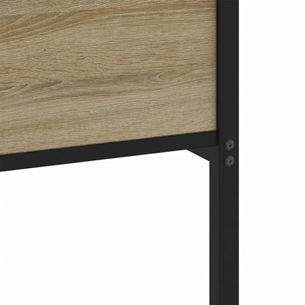 Giroletto senza Materaso in Metallo Rovere Sonoma 193x203 cm