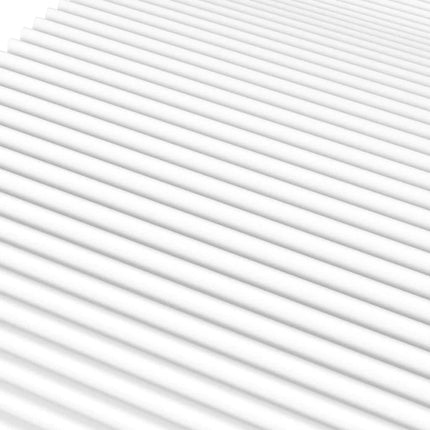 Materasso in Schiuma per Bambini Bianco 80x160 cm Durezza H2 H3