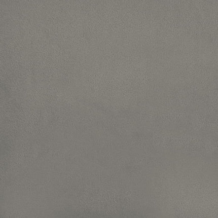 Materasso a Molle Grigio Chiaro 80x210x20 cm in Velluto
