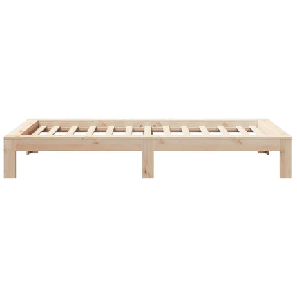 Giroletto senza Materasso 100x200 cm in Legno Massello di Pino