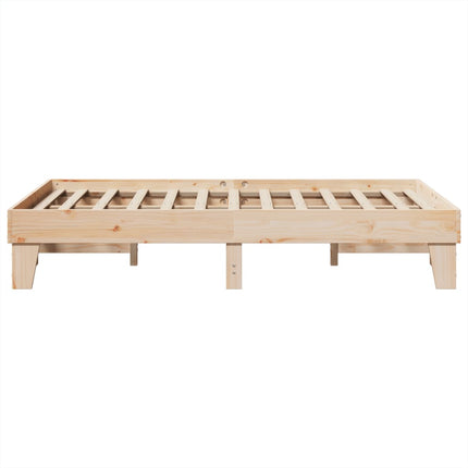 Letto senza Materasso 135x190 cm in Legno Massello di Pino