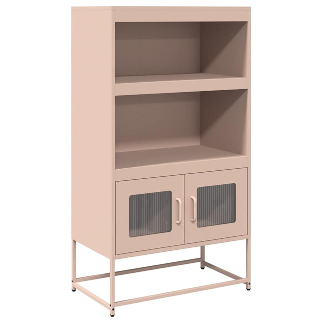 Credenza Rosa 68x39x123 cm in Acciaio