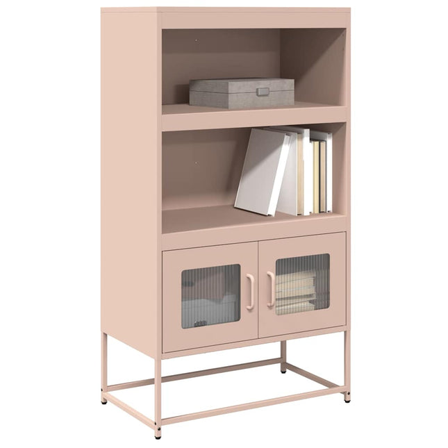 Credenza Rosa 68x39x123 cm in Acciaio