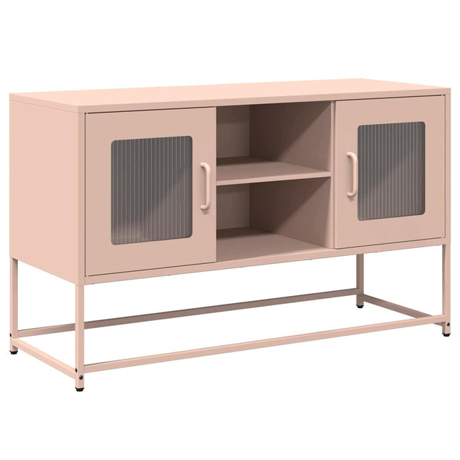 Mobile TV Rosa 100,5x39x60,5 cm in Acciaio