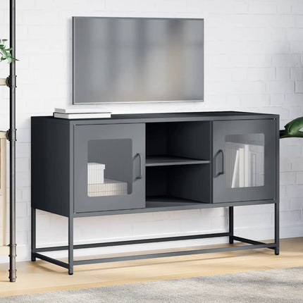 Mobile TV Antracite 100,5x39x60,5 cm in Acciaio