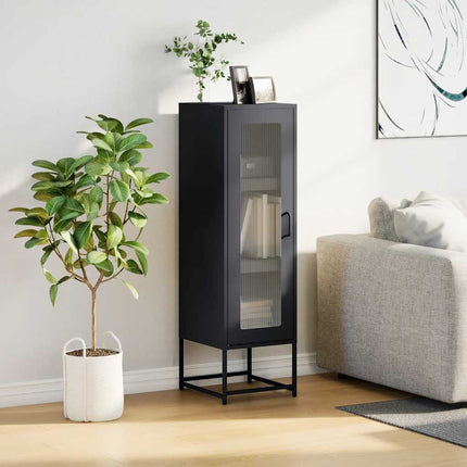 Credenza Antracite 36x39x123 cm Acciaio Laminato a Freddo