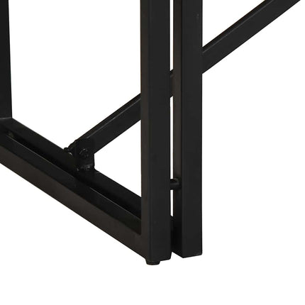 Tavolino Salotto Multicolore 80x40x35cm Legno Massello Recupero