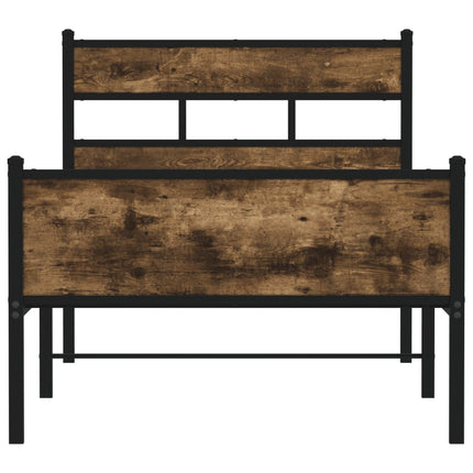 Giroletto senza Materasso Rovere Fumo 80x200 cm in Truciolato