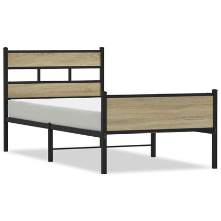 Giroletto senza Materasso Rovere Sonoma 100x190cm in Truciolato
