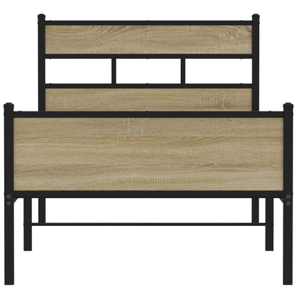 Giroletto senza Materasso Rovere Sonoma 100x190cm in Truciolato