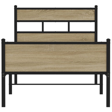 Giroletto senza Materasso Rovere Sonoma 107x200cm in Truciolato