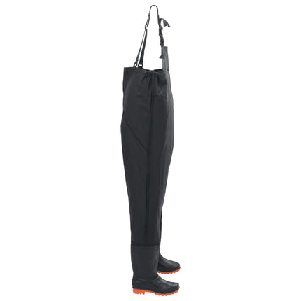Wader da Pesca con Stivali Nero Taglia 46